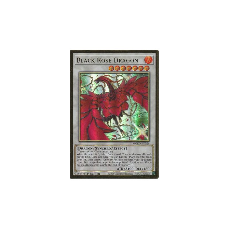 Maximum Gold: El Dorado - Black Rose Dragon (Alt. Art)