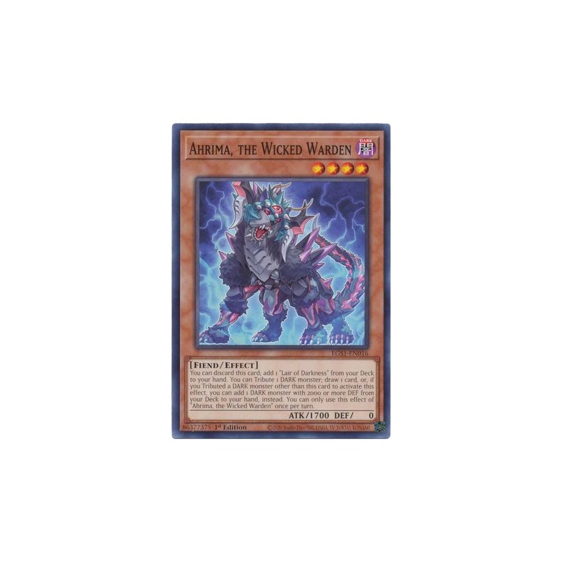 Egyptian God Deck: Slifer - Ahrima, the Wicked Warden