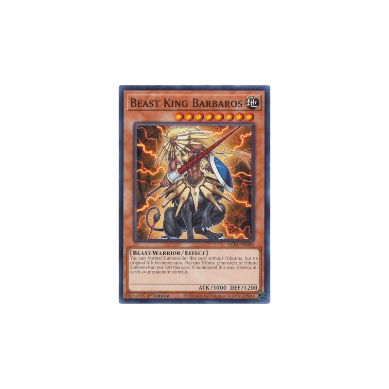 Egyptian God Deck: Slifer - Beast King Barbaros