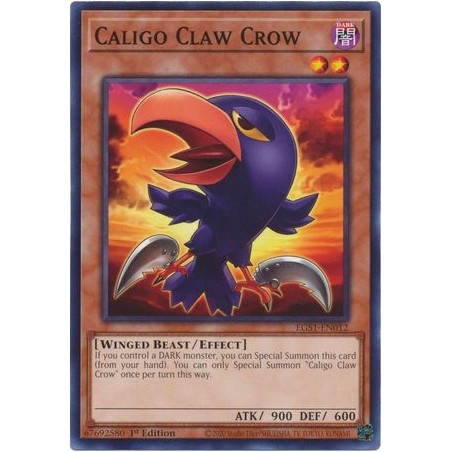 Egyptian God Deck: Slifer - Caligo Claw Crow