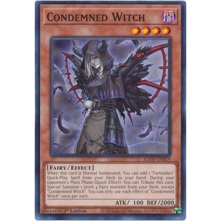 Egyptian God Deck: Obelisk - Condemned Witch