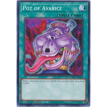 Egyptian God Deck: Obelisk - Pot of Avarice