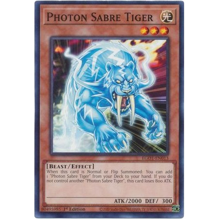 Egyptian God Deck: Obelisk - Photon Sabre Tiger