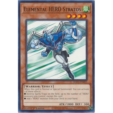 Hidden Arsenal: Chapter 1 - Elemental HERO Stratos