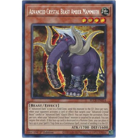 Crystal Revenge - Advanced Crystal Beast Amber Mammoth