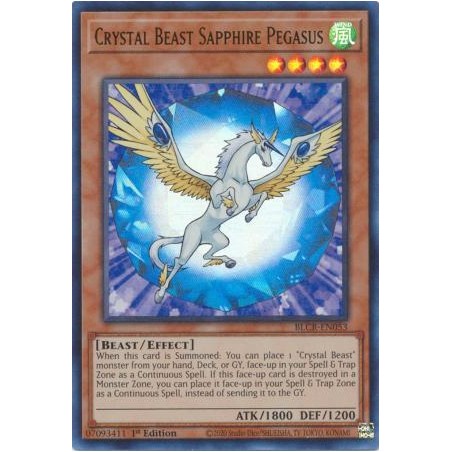 Crystal Revenge - Crystal Beast Sapphire Pegasus