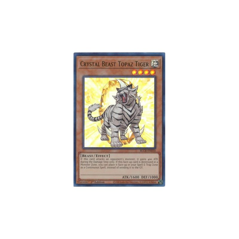 Crystal Revenge - Crystal Beast Topaz Tiger