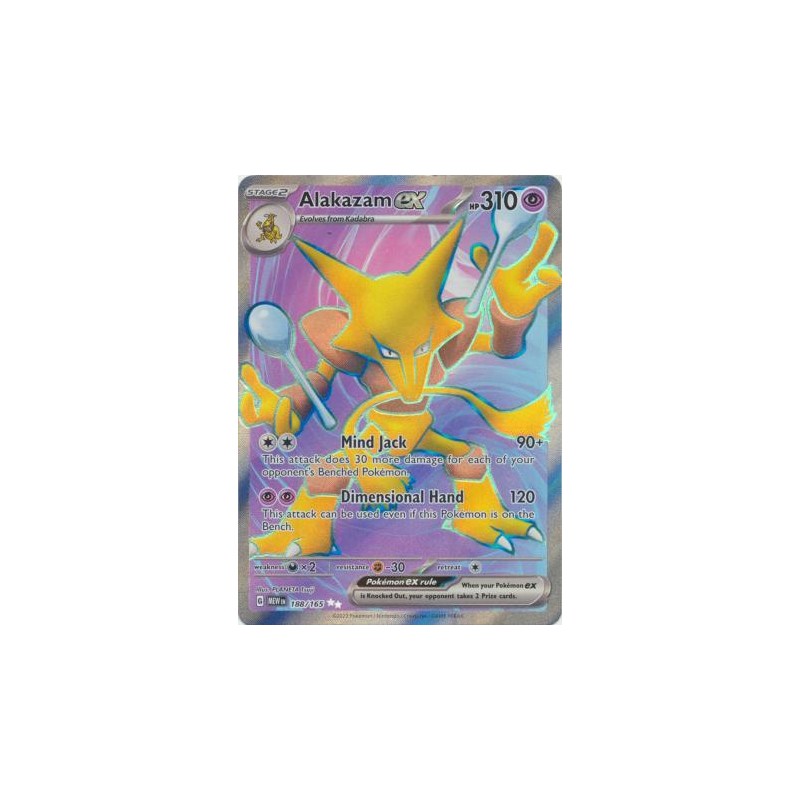 Scarlet & Violet 151 - Alakazam ex - 188/165