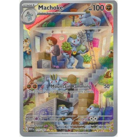 Scarlet & Violet 151 - Machoke - 177/165