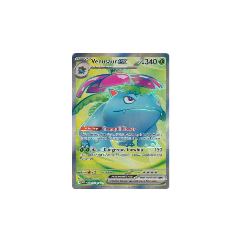 Scarlet & Violet 151 - Venusaur ex - 182/165