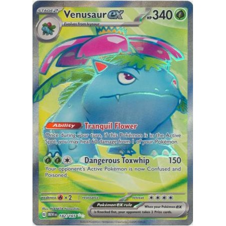 Scarlet & Violet 151 - Venusaur ex - 182/165