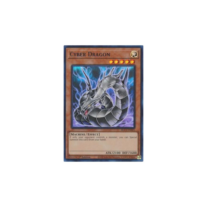 Battles of Legend: Chapter 1 - Cyber Dragon (Alt. Art) (Silver)