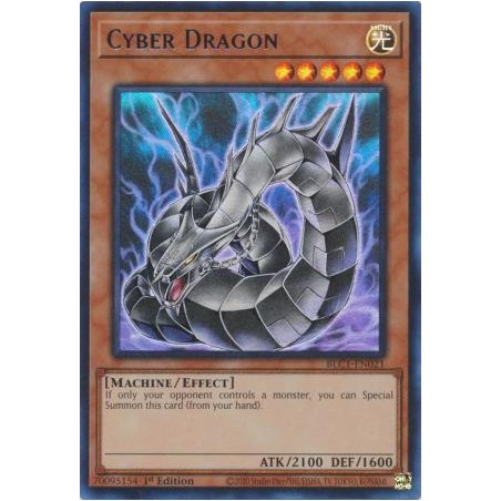 Battles of Legend: Chapter 1 - Cyber Dragon (Alt. Art) (Silver)