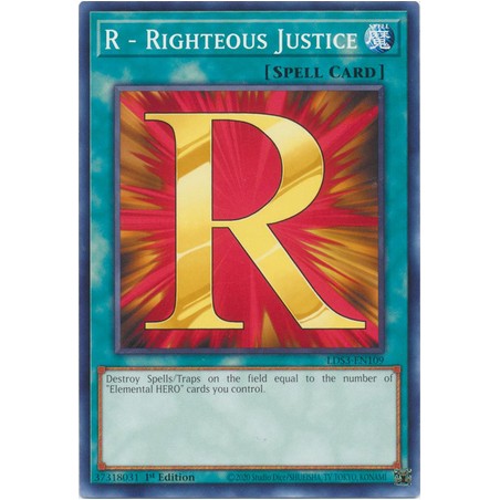 Legendary Duelists Season 3 - R - Righteous Justice