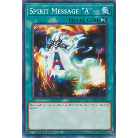 Legendary Duelists Season 3 - Spirit Message "A"