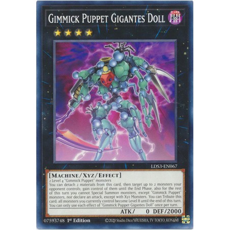 Legendary Duelists Season 3 - Gimmick Puppet Gigantes Doll