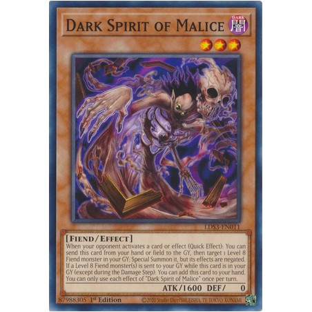 Legendary Duelists Season 3 - Dark Spirit of Malice