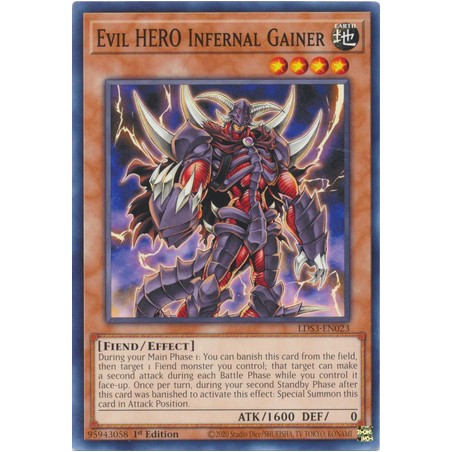 Legendary Duelists Season 3 - Evil HERO Infernal Gainer