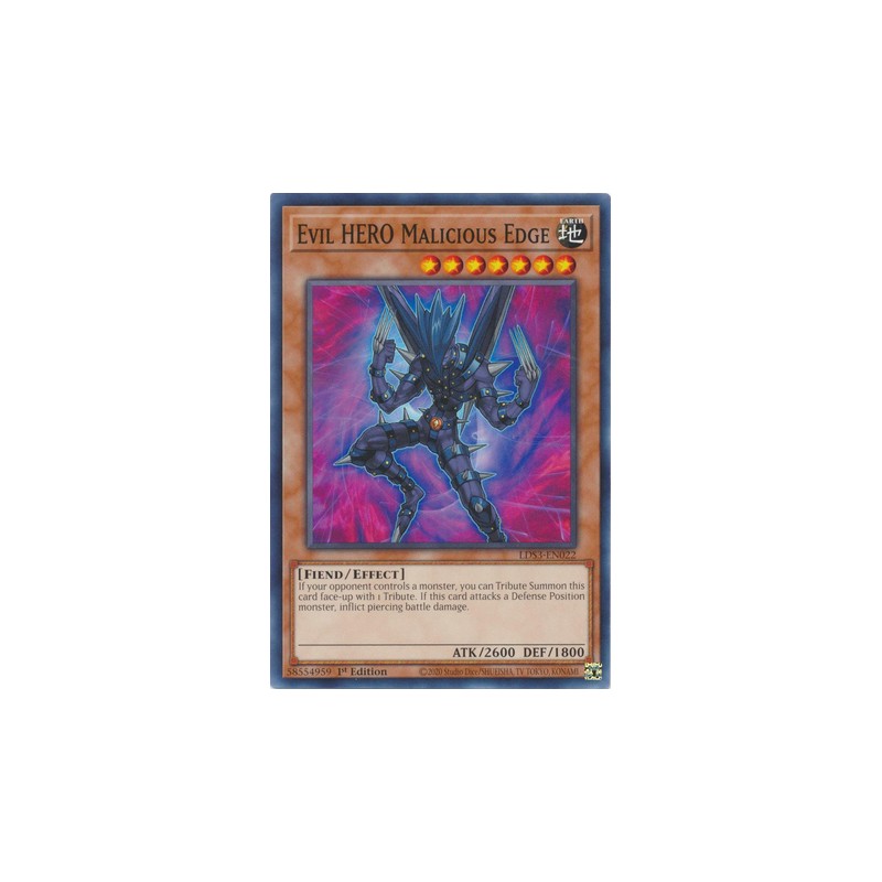 Legendary Duelists Season 3 - Evil HERO Malicious Edge