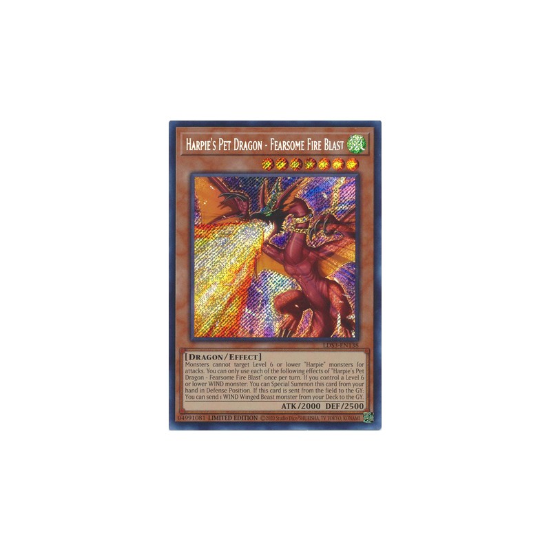 Legendary Duelists Season 3 - Harpie's Pet Dragon - Fearsome Fire Blast