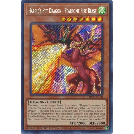 Legendary Duelists Season 3 - Harpie's Pet Dragon - Fearsome Fire Blast