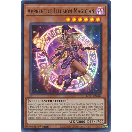 Legendary Duelists Season 3 - Apprentice Illusion Magician (Blue)