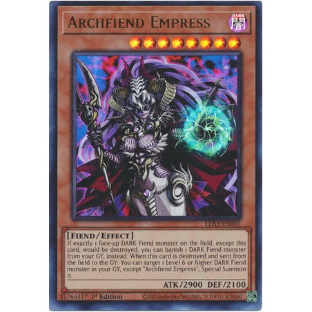 Legendary Duelists Season 3 - Archfiend Empress