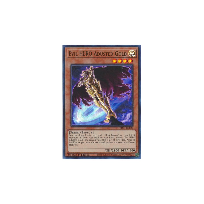 Legendary Duelists Season 3 - Evil HERO Adusted Gold