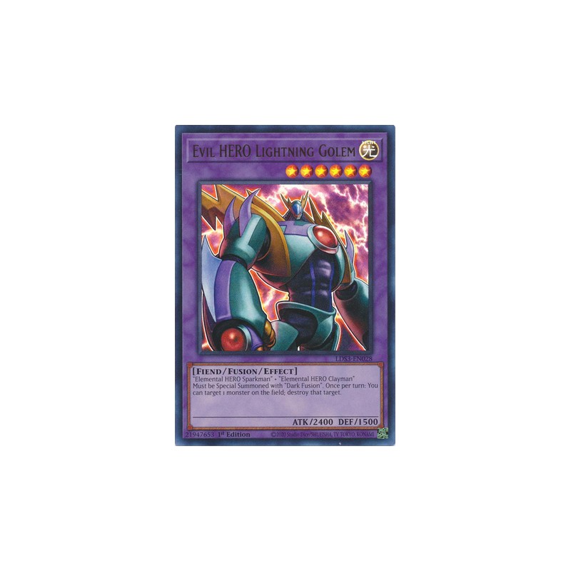 Legendary Duelists Season 3 - Evil HERO Lightning Golem (Blue)