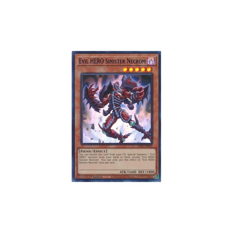 Legendary Duelists Season 3 - Evil HERO Sinister Necrom (Blue)