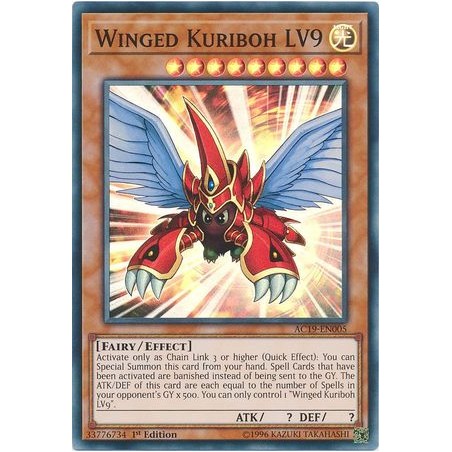 Advent Calendar 2019 - Winged Kuriboh LV9