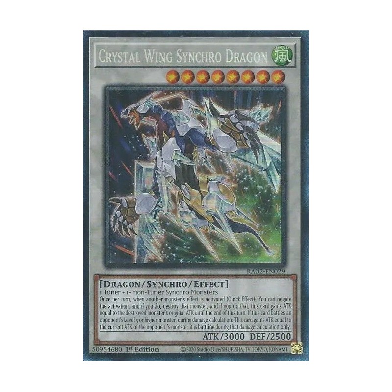 Rarity Collection II - Crystal Wing Synchro Dragon