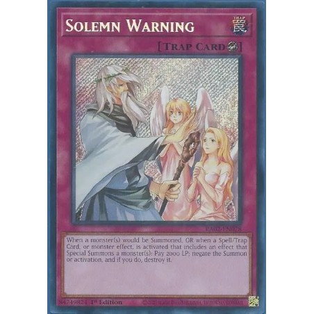 Rarity Collection II - Solemn Warning