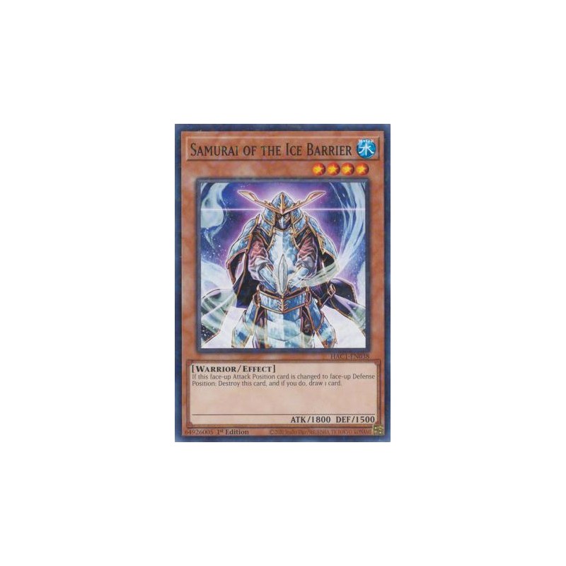 Yu-Gi-Oh! Carta Gungnir, Drago Della Barriera Di Ghiaccio (HA03-EN030) - 1a Edizione Rara Segreta Da Hidden Arsenal 3