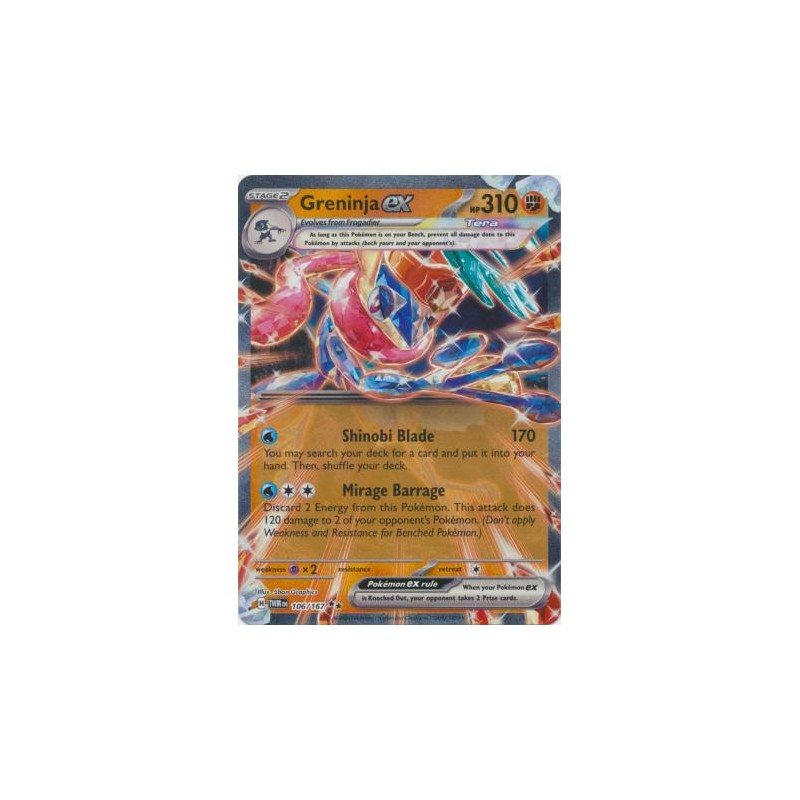 Twilight Masquerade - Greninja ex - 106/167