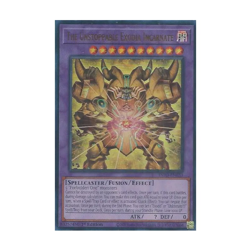 The Infinite Forbidden - The Unstoppable Exodia Incarnate