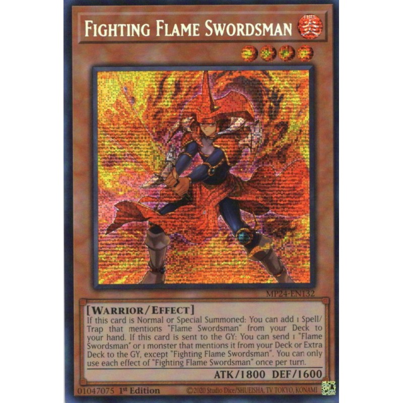 Dueling Mirrors - Fighting Flame Swordsman