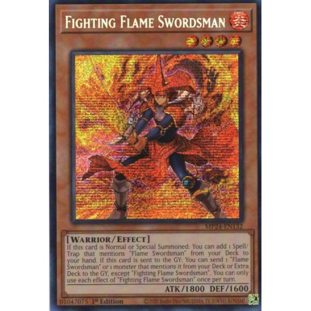 Dueling Mirrors - Fighting Flame Swordsman