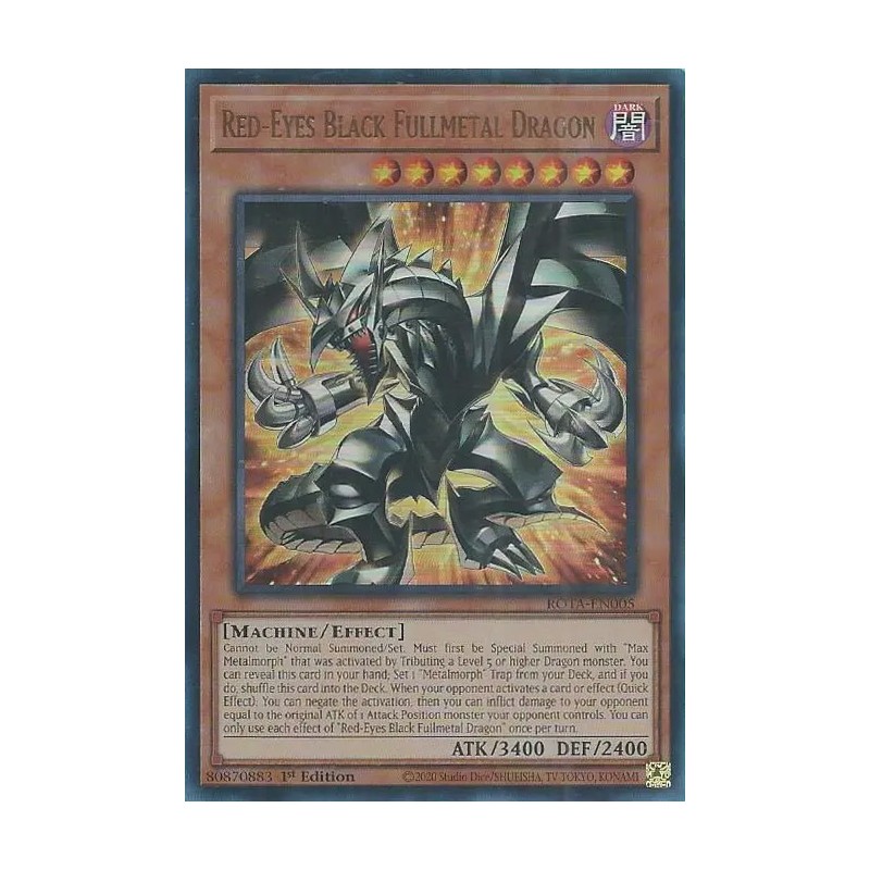 Rage Of The Abyss - Red-Eyes Black Fullmetal Dragon