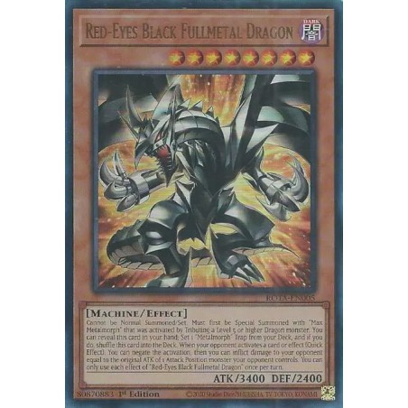 Rage Of The Abyss - Red-Eyes Black Fullmetal Dragon