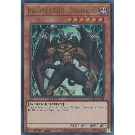 Quarter Century Bonanza - Destiny HERO - Malicious