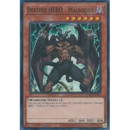 Quarter Century Bonanza - Destiny HERO - Malicious