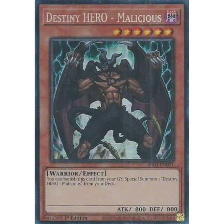 Quarter Century Bonanza - Destiny HERO - Malicious