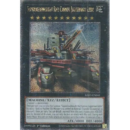 Quarter Century Bonanza - Superdreadnought Rail Cannon Juggernaut Liebe (Alt. Art)