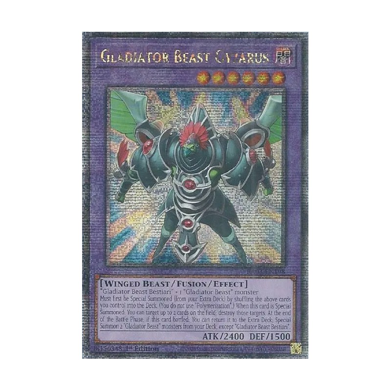 Quarter Century Bonanza - Gladiator Beast Gyzarus