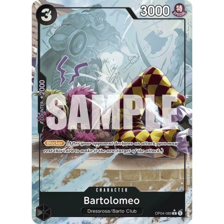 Premium Booster - Bartolomeo (OP04-089) (Full Art)