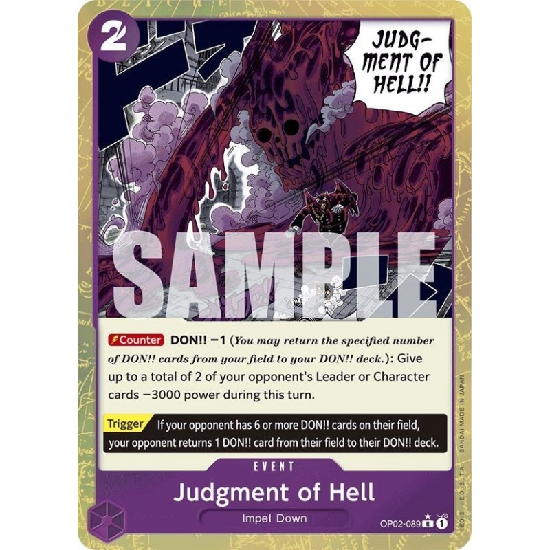 Premium Booster - Judgment of Hell (Textured Foil)