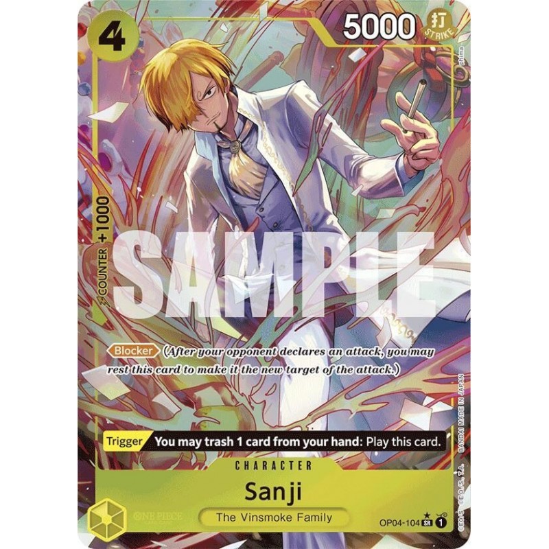 Premium Booster - Sanji (OP04-104) (Alternate Art)