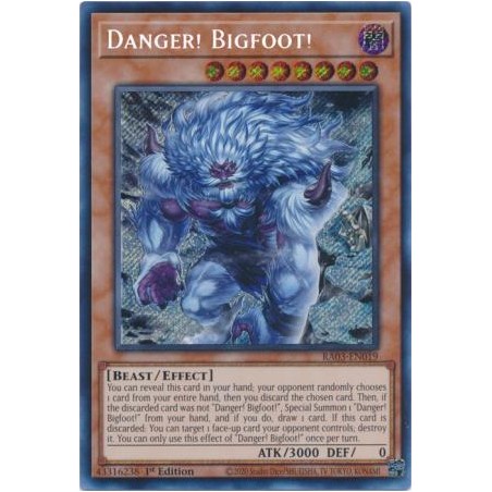 Quarter Century Bonanza - Danger! Bigfoot! (Alt. Art)