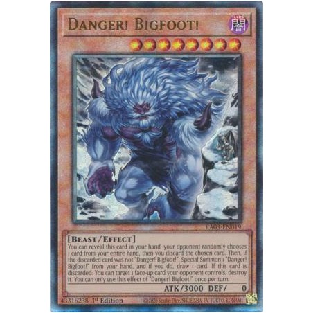 Quarter Century Bonanza - Danger! Bigfoot! (Alt. Art)